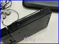 SONY WALKMAN WM-702 & Headphones MDR-EW33E Personal Cassette Player RESTORED