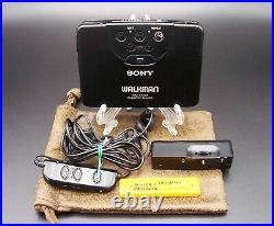 SONY WALKMAN WM-EX666 Personal Cassette Player remote AA pack Full working