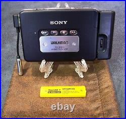 SONY WALKMAN WM-EX808 Personal Cassette Player converter AA pack Full working