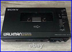 SONY WM-D6C Walkman Professional Cassette Player Stereo Maintained Black