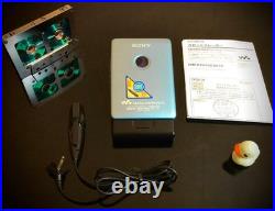 SONY WM-EX610 Cassette Green Walkman Refurbished Fully Functional Used
