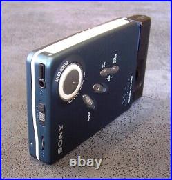 SONY WM-EX631 Cassette Player with AA battery pack Full working DARK BLUE