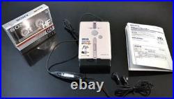 SONY WM-EX651 Portable Cassette Player Walkman Silver Refurbished Remote Set
