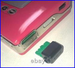 SONY WM-EX88 Walkman cassette player pink operation confirmed