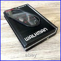 SONY Walkman WM-30 Cassette Player Stereo Black Maintained 1984 Vintage