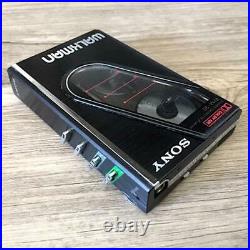 SONY Walkman WM-30 Cassette Player Stereo Black Maintained 1984 Vintage