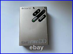 SONY Walkman WM-DD SILVER, first WM-DD Restored Personal Cassette Player