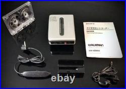 SONY Walkman WM-GX655 Cassette Recorder with Box & Accessories Serviced Japan
