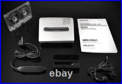 SONY Walkman WM-GX655 Cassette Recorder with Box & Accessories Serviced Japan
