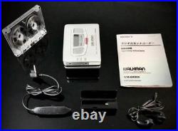 SONY Walkman WM-GX655 Cassette Recorder with Box & Accessories Serviced Japan
