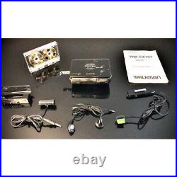 SONY Walkman WM-GX707 Cassette Player withEarphone Microphone Japan Tested EXC+