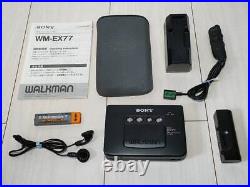 SONY Walkman cassette player WM-EX77 operation confirmed