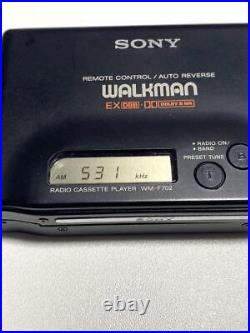 SONY auto reverse Walkman radio cassette player WM-F702 operation confirmed