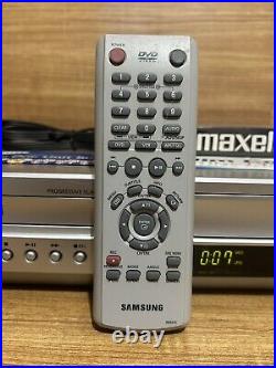 Samsung VHS DVD VCR Combo Player HI FI STEREO Remote DVD-V4600 REFURBISHED