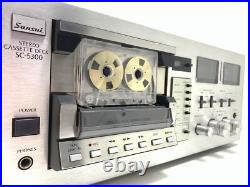 Sansui SC-5300 2 Head Stereo Tape Deck Vintage 1979 Hi End Refurbished Good Look