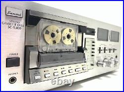 Sansui SC-5300 2 Head Stereo Tape Deck Vintage 1979 Hi End Refurbished Good Look