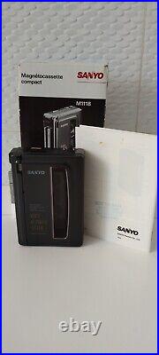 Sanyo Cassette Tape Recorder M1118 Voice Activated System VAS Refurbished