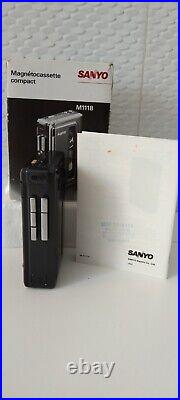 Sanyo Cassette Tape Recorder M1118 Voice Activated System VAS Refurbished