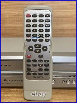 Sanyo DVD & VCR Combo Player 4 HEAD HIFI VHS Recorder REFURBISHED DVW-7200