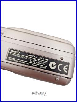 Sanyo TRC-1148 Voice Recorder Standard Cassette Dictaphone Dictation Sanyo TRC-1148 Voice Recorder Standard Cassette Dictaphone Dictation