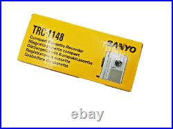 Sanyo TRC-1148 Voice Recorder Standard Cassette Dictaphone Dictation Sanyo TRC-1148 Voice Recorder Standard Cassette Dictaphone Dictation