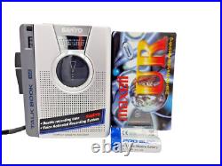 Sanyo TRC-1149 Voice Recorder Standard Cassette Dictaphone Dictation Machine Sanyo TRC-1149 Voice Recorder Standard Cassette Dictaphone Dictation Machine