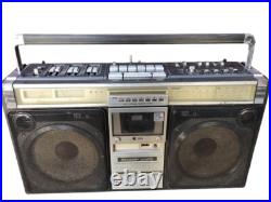 Sharp Radio Gf-505sb Cassette Tape Recorder The Searcher-xl Used Japan