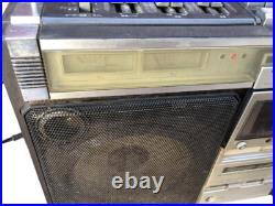 Sharp Radio Gf-505sb Cassette Tape Recorder The Searcher-xl Used Japan
