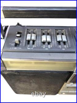 Sharp Radio Gf-505sb Cassette Tape Recorder The Searcher-xl Used Japan