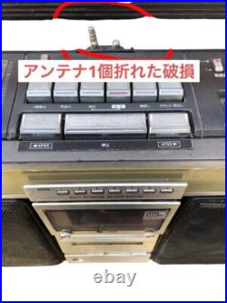 Sharp Radio Gf-505sb Cassette Tape Recorder The Searcher-xl Used Japan