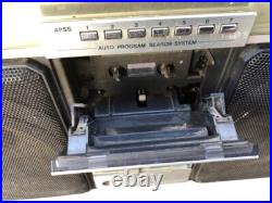 Sharp Radio Gf-505sb Cassette Tape Recorder The Searcher-xl Used Japan