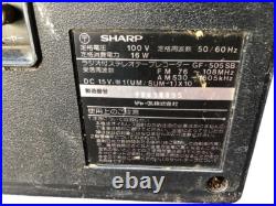 Sharp Radio Gf-505sb Cassette Tape Recorder The Searcher-xl Used Japan