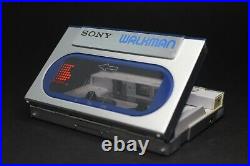 Silver Sony Walkman WM-20 Serviced with New Belt and Working Perfectly
