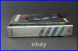 Silver Sony Walkman WM-30 Refurbished with new belt and Working Perfectly