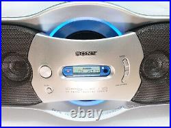 Sony CFD-F10 Boombox CD Radio Cassette Tape Player Recorder Radio Tuner FM AM