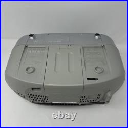 Sony CFD-S01 CD Player Boombox AM FM Radio Cassette Recorder Portable Tested