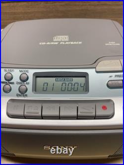 Sony CFD-S01 CD/Radio/Cassette Boombox With Box And Instructions Refurbished