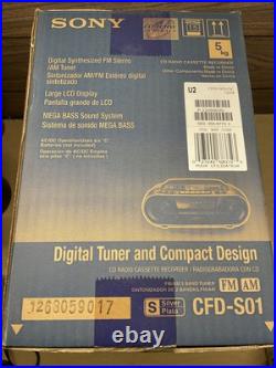 Sony CFD-S01 CD/Radio/Cassette Boombox With Box And Instructions Refurbished Sony CFD-S01 CD/Radio/Cassette Boombox With Box And Instructions Refurbished