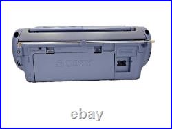 Sony CFD-V7 Boombox Stereo Portable CD Cassette Tape Radio Tuner AM FM Vintage