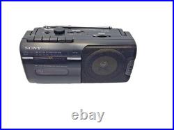 Sony CFM-10 Cassette Tape Player Recorder FM AM Radio Boombox Vintage Black