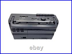 Sony CFM-10 Cassette Tape Player Recorder FM AM Radio Boombox Vintage Black