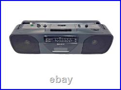 Sony CFS201L Cassette Tape Player Recorder FM AM Radio Portable Boombox Stereo