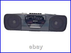 Sony CFS201L Cassette Tape Player Recorder FM AM Radio Portable Boombox Stereo