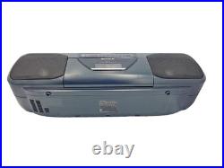 Sony CFS201L Cassette Tape Player Recorder FM AM Radio Portable Boombox Stereo
