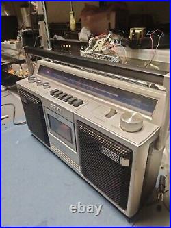 Sony CFS-43 AM/FM Cassette Recorder Player Stereo Boombox Radio Works Great