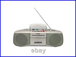 Sony CFS-B21L Cassette Tape Player Recorder FM AM Radio Stereo Boombox Silver