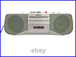 Sony CFS-B21L Cassette Tape Player Recorder FM AM Radio Stereo Boombox Silver