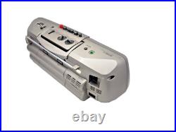 Sony CFS-B21L Cassette Tape Player Recorder FM AM Radio Stereo Boombox Silver