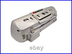 Sony CFS-B21L Cassette Tape Player Recorder FM AM Radio Stereo Boombox Silver