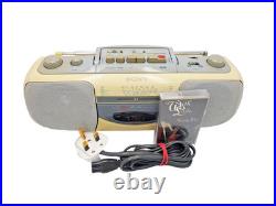 Sony CFS-E14L Cassette Tape Player Recorder FM AM Radio Portable Boombox Stereo